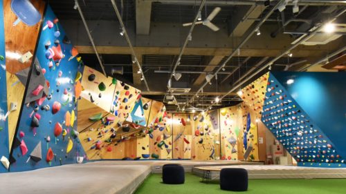 東京都のクライミング施設「ディーボルダリング八王子」